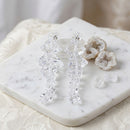 Translucent Clear Acrylic Rock Candy Drop Earrings