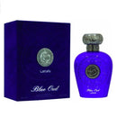 Lattafa Blue Oud Eau de Parfum blue bottle